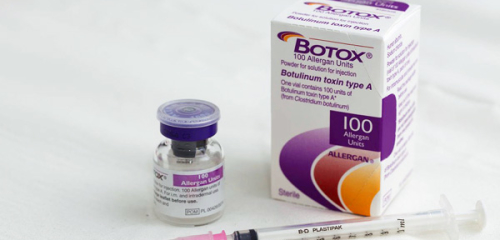 The use of Botox to eliminate wrinkles