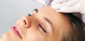 What can not be done after Botox injections in certain areas of the face