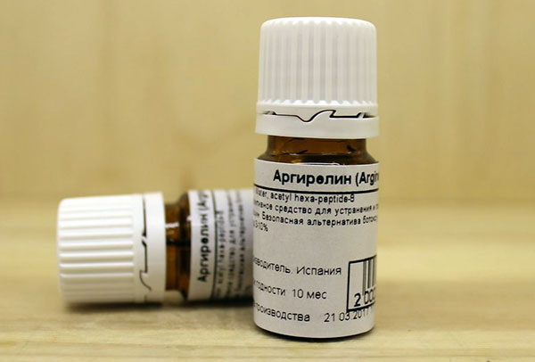 Argirelín - svalový relaxantový proteín